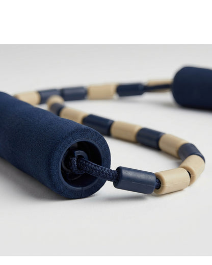 Kfxwd 52 Bead Segmented Jump Rope 2.8 m Navy Sand - Detail view