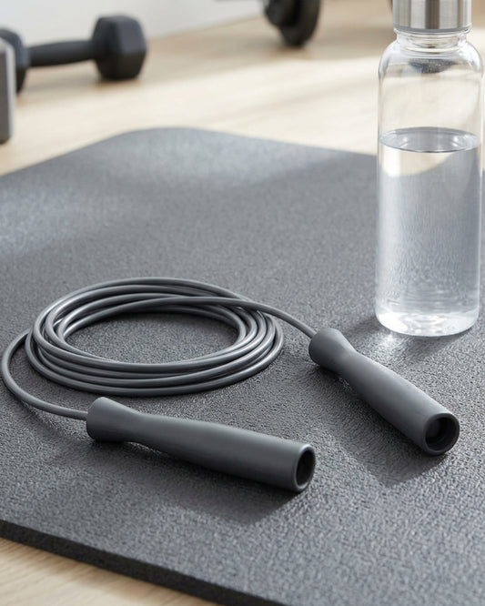 Kfxwd Lightweight PVC Jump Rope Graphite 9 ft