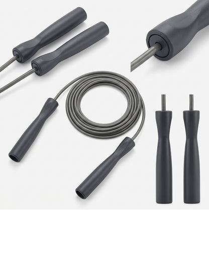 Kfxwd Lightweight PVC Jump Rope Graphite 9 ft
