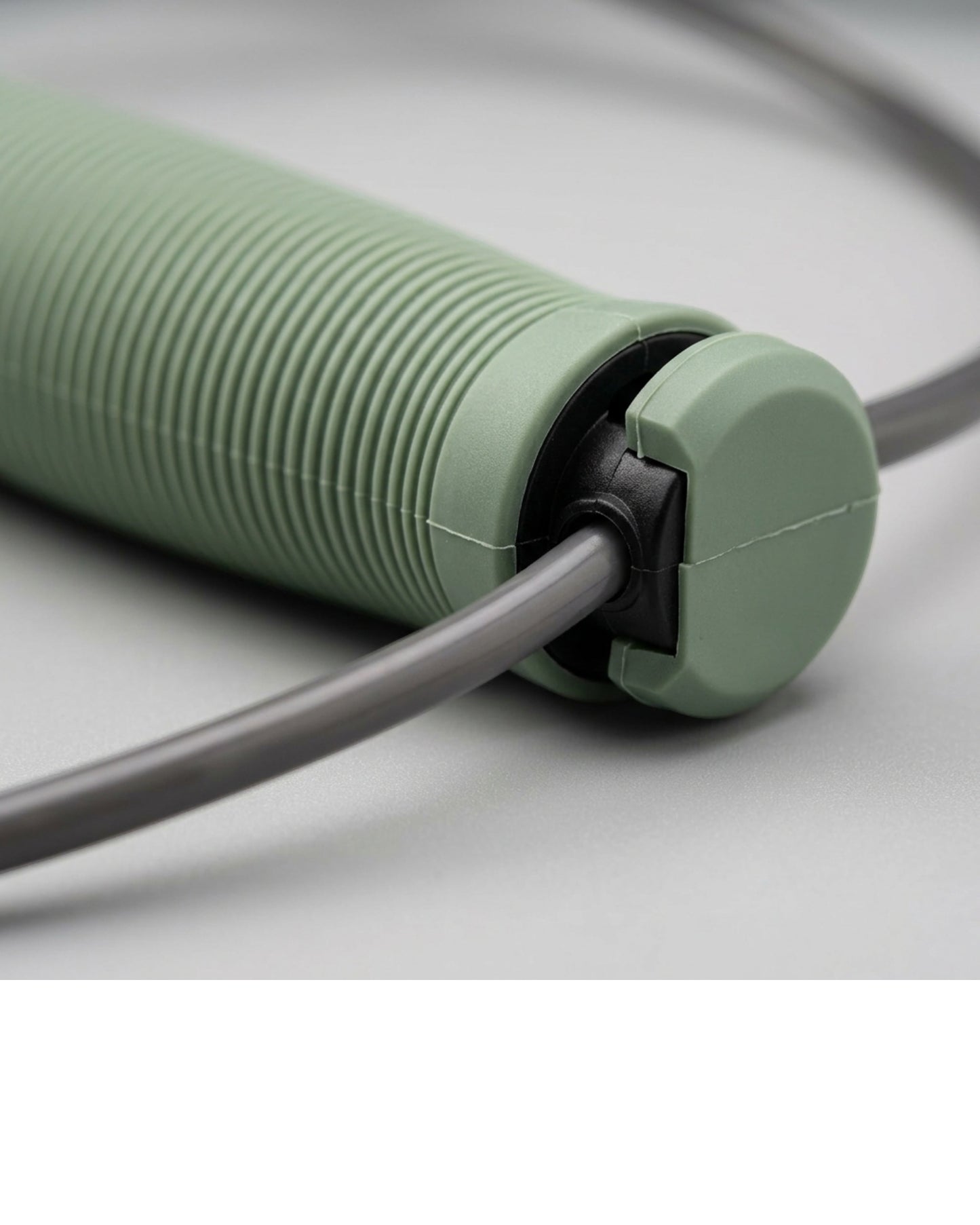 Kfxwd Silicone Grip Training Jump Rope Sage 9.5 ft